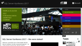 What Sqlkonferenz.de website looked like in 2017 (6 years ago)