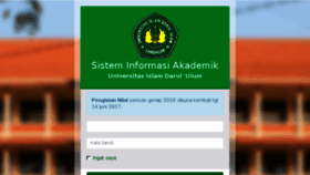 What Siakad.unisda.ac.id website looked like in 2017 (6 years ago)