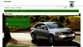 What Skoda-auto.jo website looked like in 2017 (6 years ago)