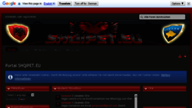 What Shqipet.eu website looked like in 2017 (6 years ago)