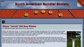 What Sundials.org website looked like in 2017 (6 years ago)
