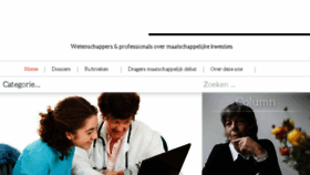 What Socialevraagstukken.nl website looked like in 2017 (6 years ago)