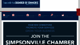 What Simpsonvillechamber.com website looked like in 2017 (6 years ago)