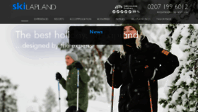 What Ski-lapland.co.uk website looked like in 2017 (6 years ago)