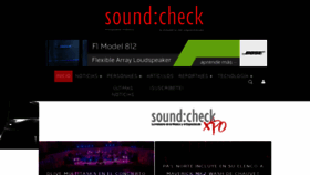 What Soundcheck.com.mx website looked like in 2017 (6 years ago)