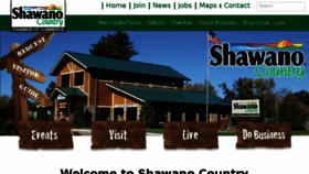 What Shawanocountry.com website looked like in 2017 (6 years ago)