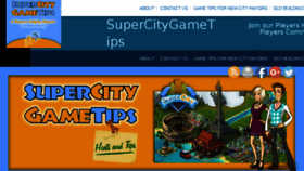 What Supercitygametips.com website looked like in 2017 (6 years ago)