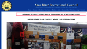 What Sacorivercouncil.org website looked like in 2017 (6 years ago)