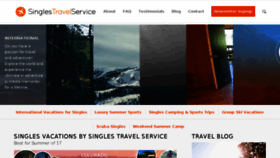 What Singlestravelservice.com website looked like in 2017 (6 years ago)