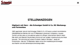 What Schweiger-formenbau.de website looked like in 2017 (6 years ago)