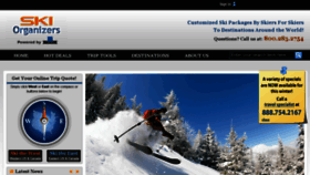 What Skiorganizers.com website looked like in 2017 (6 years ago)