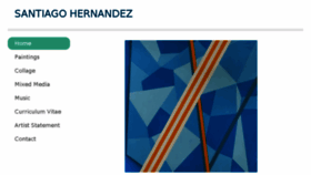 What Santiagohernandez.com website looked like in 2017 (6 years ago)