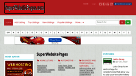 What Superwebsitepages.com website looked like in 2017 (6 years ago)