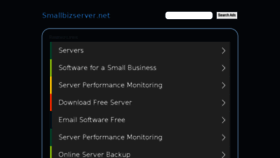 What Smallbizserver.net website looked like in 2017 (6 years ago)