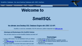 What Smallsql.de website looked like in 2017 (6 years ago)