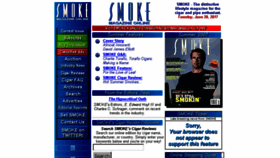 What Smokemag.com website looked like in 2017 (6 years ago)