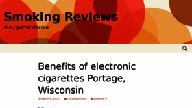 What Smokingreviews.org website looked like in 2017 (6 years ago)