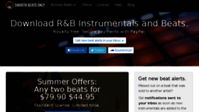 What Smoothbeatsonly.com website looked like in 2017 (6 years ago)