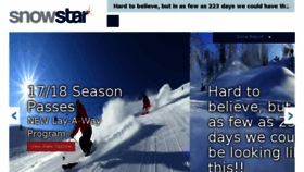 What Skisnowstar.com website looked like in 2017 (6 years ago)