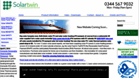 What Solartwin.com website looked like in 2017 (6 years ago)