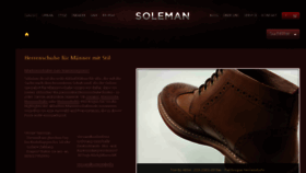 What Soleman.de website looked like in 2017 (6 years ago)