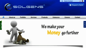 What Solgens.com website looked like in 2017 (6 years ago)
