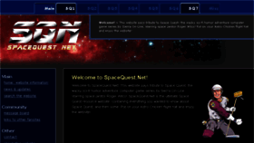 What Spacequest.net website looked like in 2017 (6 years ago)