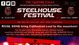 What Steelhousefestival.com website looked like in 2017 (6 years ago)