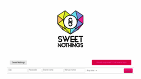 What Sweetnothings.nutickets.co.za website looked like in 2017 (6 years ago)