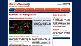 What Sportytrader.de website looked like in 2017 (6 years ago)
