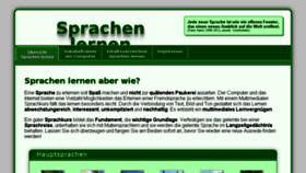 What Sprachen-lernen.ws website looked like in 2017 (6 years ago)