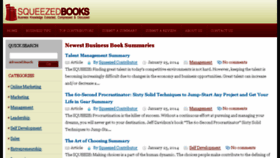 What Squeezedbooks.com website looked like in 2017 (6 years ago)