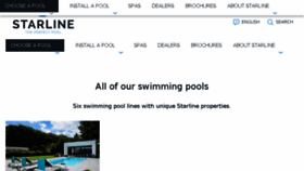 What Starlinepool.com website looked like in 2017 (6 years ago)