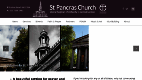 What Stpancraschurch.org website looked like in 2017 (6 years ago)