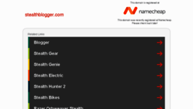What Stealthblogger.com website looked like in 2017 (6 years ago)