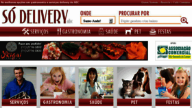 What Sodeliveryabc.com.br website looked like in 2017 (6 years ago)