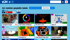 What Spielyeti.at website looked like in 2017 (6 years ago)