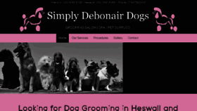 What Simplydoggrooming.com website looked like in 2017 (6 years ago)