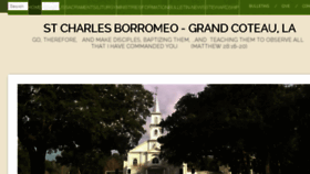 What St-charles-borromeo.org website looked like in 2017 (6 years ago)