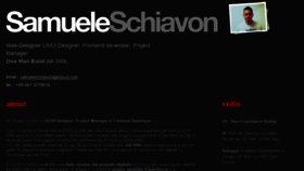 What Samueleschiavon.it website looked like in 2017 (6 years ago)