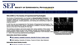 What Sepsych.org website looked like in 2017 (6 years ago)