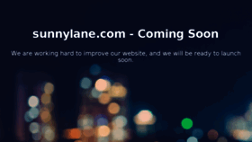 What Sunnylane.com website looked like in 2017 (6 years ago)