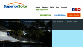 What Superiorsolar.com website looked like in 2017 (6 years ago)