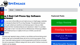 What Spyengage.com website looked like in 2017 (6 years ago)
