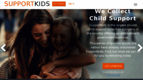 What Supportkids.com website looked like in 2017 (6 years ago)