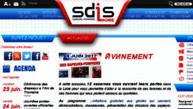 What Sdis42.fr website looked like in 2017 (6 years ago)