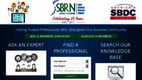 What Sbrn.org website looked like in 2017 (6 years ago)