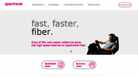 What Spectranet.in website looked like in 2017 (6 years ago)