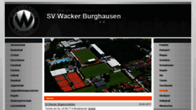 What Sv-wacker.de website looked like in 2017 (6 years ago)