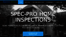What Spec-pro-inspect.com website looked like in 2017 (6 years ago)